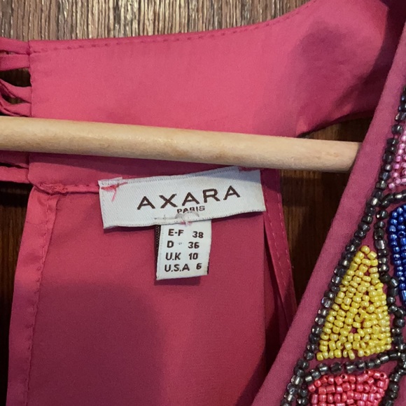 AXARA Mini Dress with Beading (size 6) - Picture 3 of 3